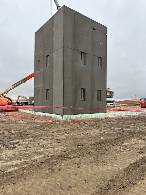 Rapid City Womens Prison Construction October 31, 2024 Precast Walls Housing Unit 3 A