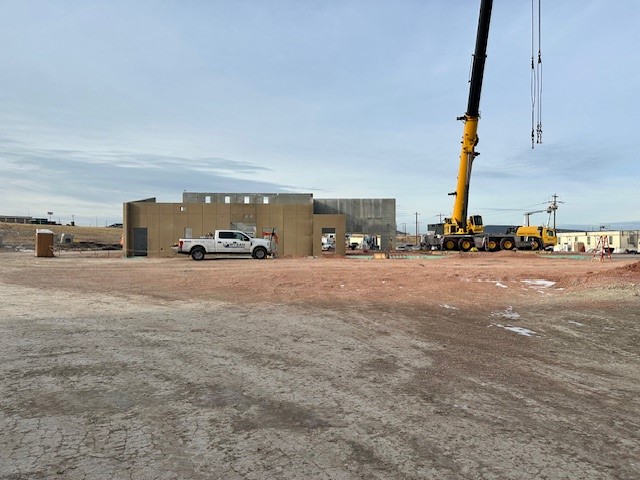 Rapid City Correctional Facility construction December 2024 Admin walls A