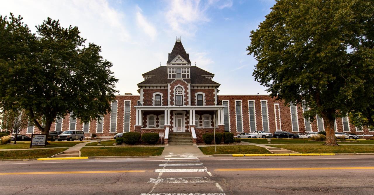 South Dakota State Penitentiary Front entrance