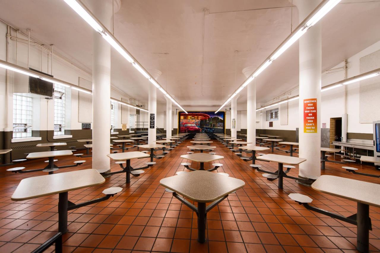 South Dakota State Penitentiary dining hall