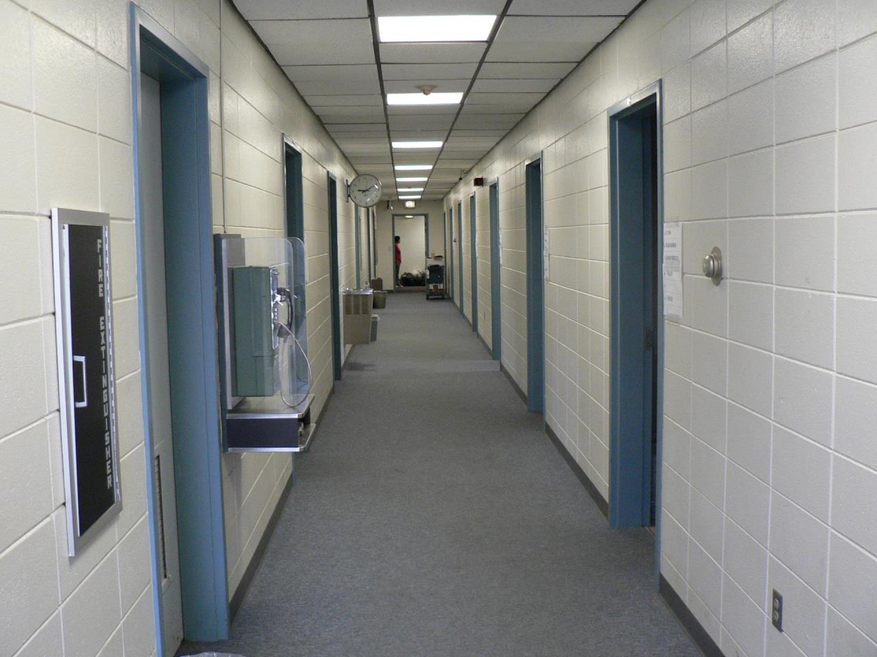 Pierre Minimum Center housing hallway